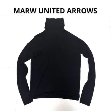 블랙 터틀넥 니트 스웨터 세탁 가능