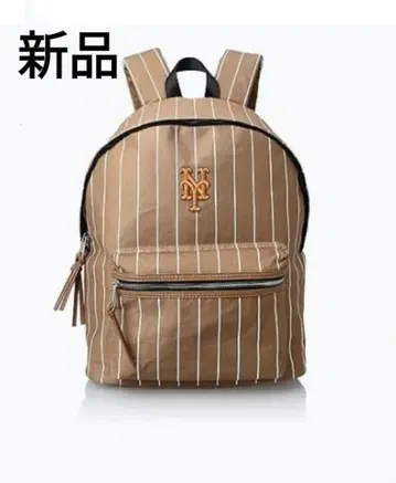 새상품 MLB 메이저리그 백팩 베이지 스트라이프 백팩