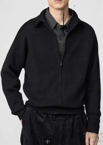 유니클로 U 더블 페이스 풀 지퍼 자켓