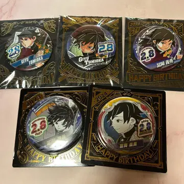 귀멸의 칼날 점프샵 벌스데이 캔뱃지 토미오카 기유