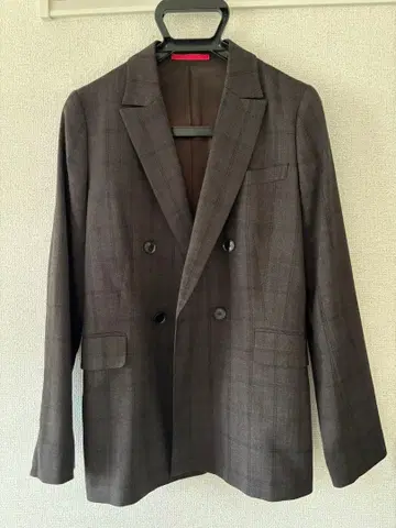 LES MUES 브라운 테일러드 자켓 사이즈 7
