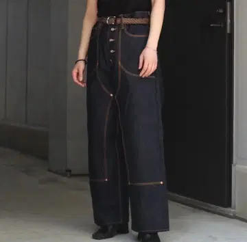 sugarhill CLASSIC DOUBLE KNEE DENIM PANT