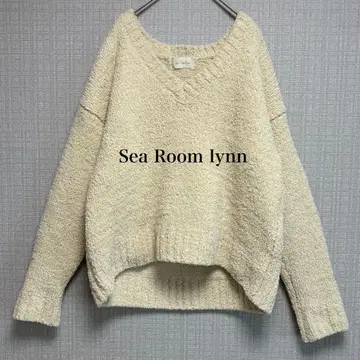 새상품급 Sea Room lynn 시루무린 V넥 니트 스웨터