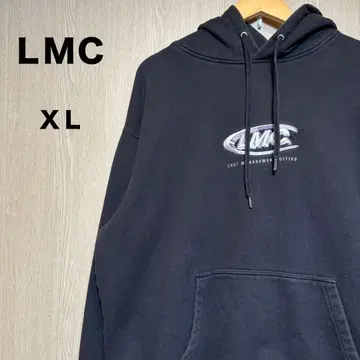 LMC 후드티 XL 블랙 자수 로고