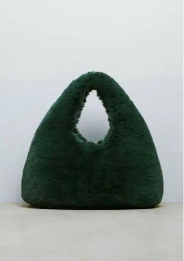 ZARA 자라 그린 퍼 백