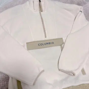 컬럼비아 보아 플리스 후드티 화이트 M 사이즈
