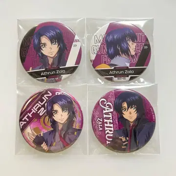 건담 SEED 아스란 캔뱃지 4개 세트