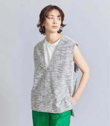 뷰티 앤 유스 트위드 베스트