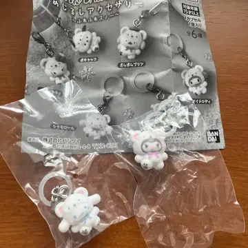 산리오 복슬복슬 스노우 메지루시 액세서리
