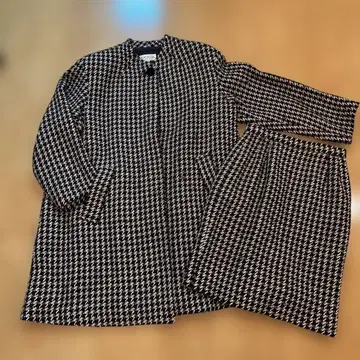 MOGA 하운드 투스 스커트 셋업 M