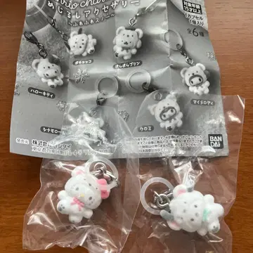 산리오 메지루시 액세서리 포근포근 스노우