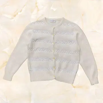 Monisa Christina 시스루 울 가디건 L