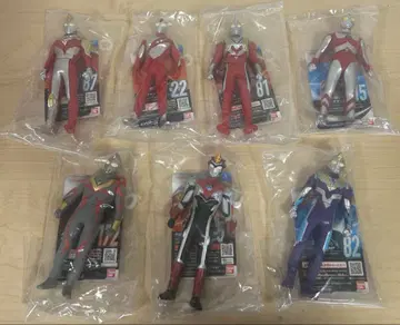 울트라맨 소프트 비닐 세트.