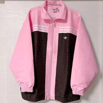 adidas 자켓 핑크 브라운 M 사이즈