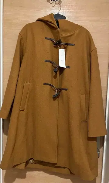 Vis 브라운 더플 코트 사이즈 F