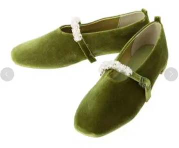 [ 미사용 ] merry jenny floral beads shoes