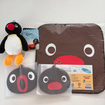 핑구 SEGA 럭키 쿠지 E상 러버 코스터 F상 핸드 타월 세트