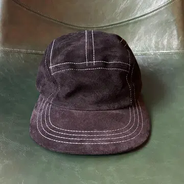 Hender Scheme 캡 블랙 화이트 스티치