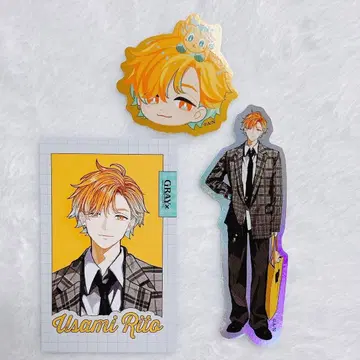 우사미 리토 GRAY x ACCENT 폴라로이드 스티커