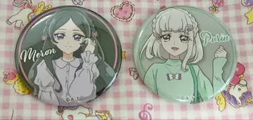 키미프리 발견! 사이좋게 쇼핑 캔뱃지 푸딩 멜론