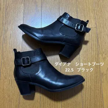 다이애나 숏부츠 22.5 블랙