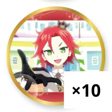 킹프리 킨츠아 캔뱃지 미타카 아사히 10점