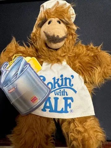 ALF 알프 버거킹 밀토이 봉제 인형 코크 빈티지 80s