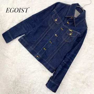[ EGOIST ] 다크 데님 자켓 G 자켓 골드 버튼 ap1658