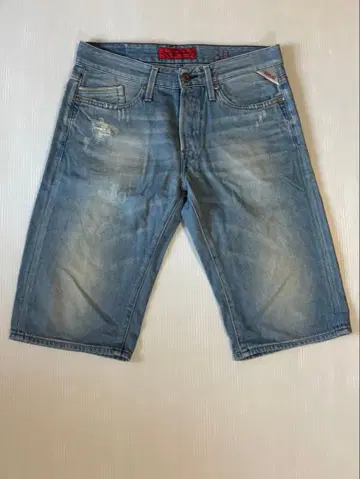 REPLAY 리플레이 데님 하프 팬츠 반바지 청바지 30인치