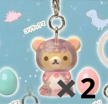 코리락쿠마 공룡 인형옷 피규어 2개 세트 메지루시 액세서리