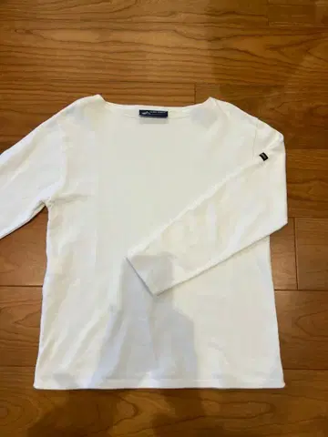 SAINT JAMES 화이트 긴팔 T셔츠