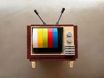 [ 맥스 프리미엄 ] 레트로 미니어처 블록 브라운관 TV