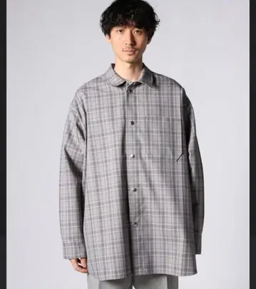 OAMC MEDIC SHIRT XS 그레이 체크 셔츠 루크 메이어 기간