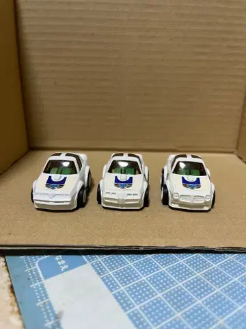 라스트.쵸로Q A품번 트랜잠 파이어버드 3종 3대 세트