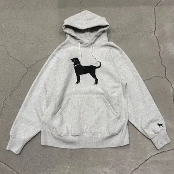 USA제 The Black Dog 리버스 후드티 L