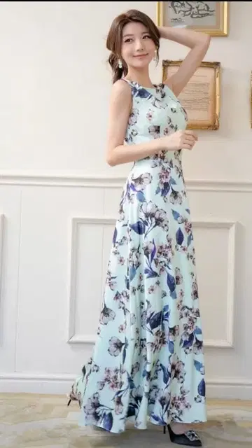 ERUKEI 엘르 ginza couture 드레스 블루