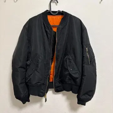 ALPHA INDUSTRIES MA-1 블랙 M usa제 90s