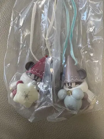 [ 새상품 ] 디즈니 크리스마스 릴 린린 캡슐 토이 2개 세트