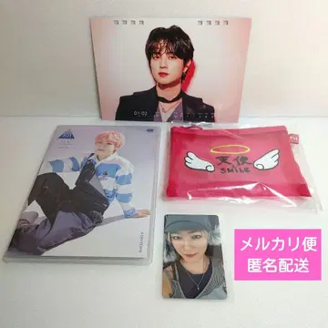 INI 사노 유다이 메쉬 파우치 + 일프2 DVD + 트레이딩 카드 세트