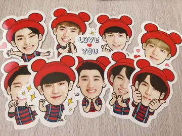 EXO STARCON 트레이딩 카드 스티커