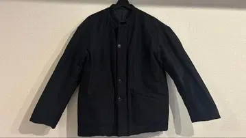 블랙 퀼팅 다운 자켓