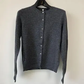 무인 캐시미어 가디건 S