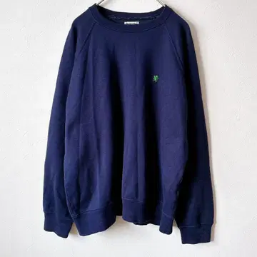 짐플렉스 속기모 트레이닝복 맨투맨 네이비 영국제 상의 L