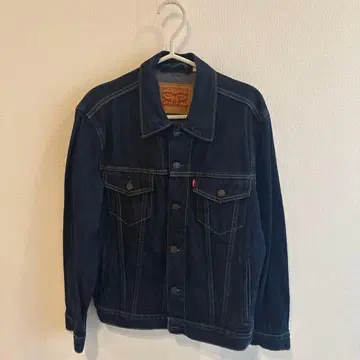 Levi's 다크 블루 데님 자켓