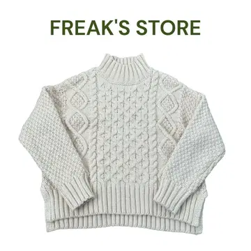 프릭스스토어 케이블 니트