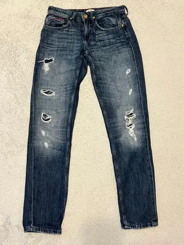 HILFIGER DENIM 데미지 가공 청바지