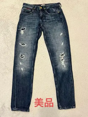 HILFIGER DENIM 데미지 가공 청바지