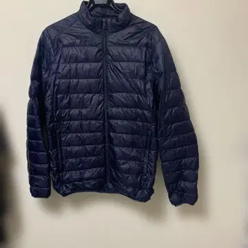 네이비 퀼팅 다운 자켓 xl