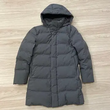 UNIQLO 유니클로 심리스 다운 코트 S 그레이