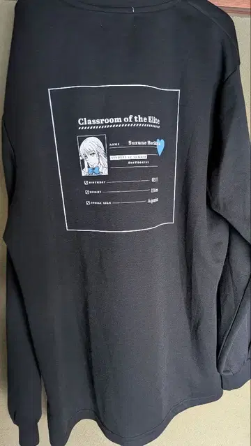 어서 오세요 실력지상주의의 교실에 롱T M 사이즈